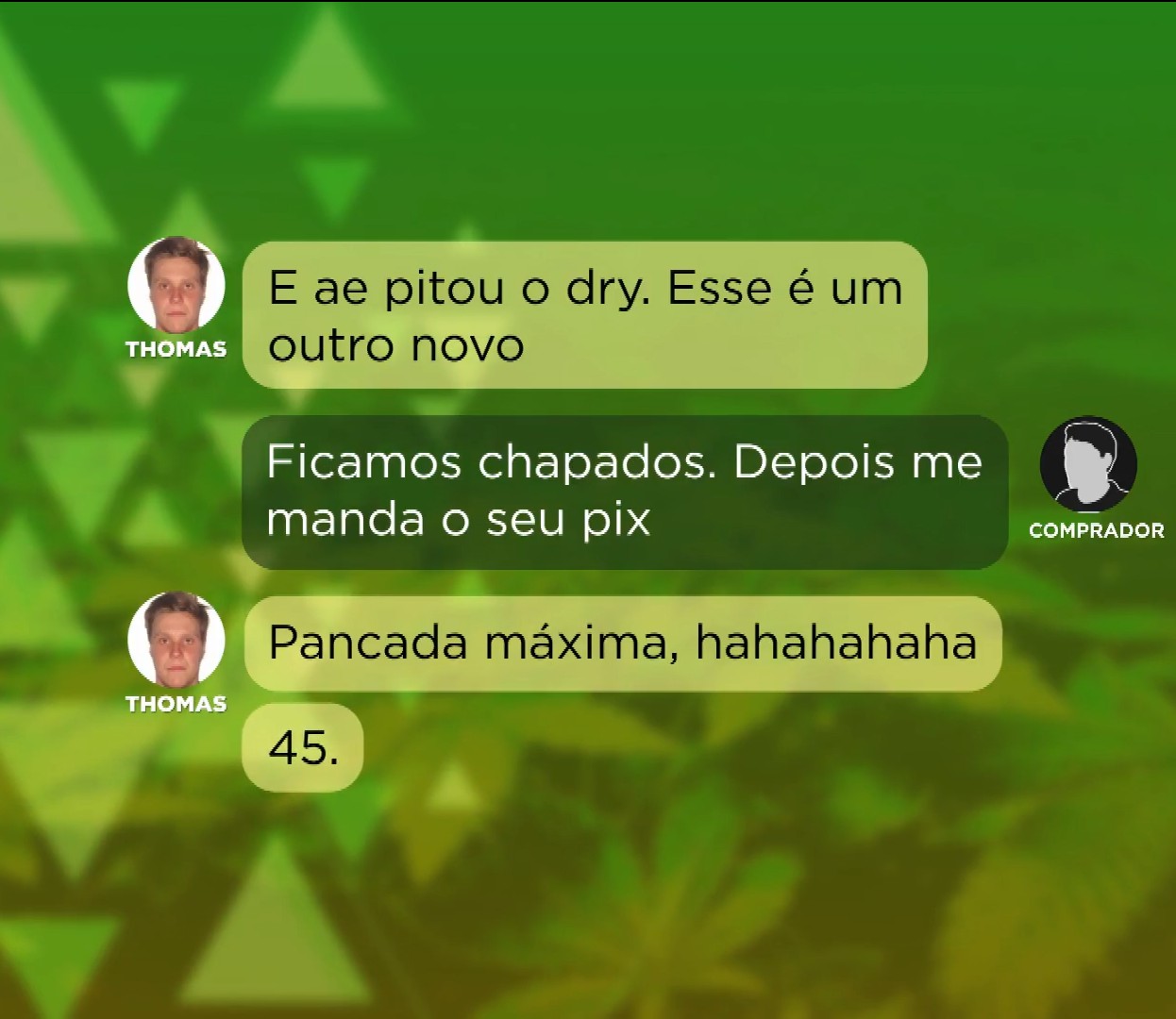 'Pitou o dry?': troca de mensagens levou polícia a investigar homem com habeas corpus para cultivar maconha