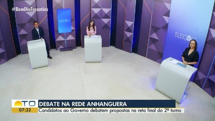 Veja como foi o debate entre os candidatos do governo do TO para o 2º turno