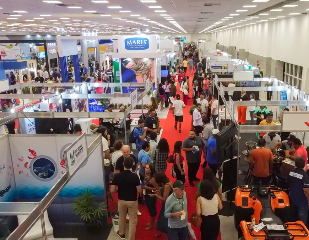 Feira Nacional do Camarão espera receber mais de 7 mil visitantes em Natal — Foto: Divulgação