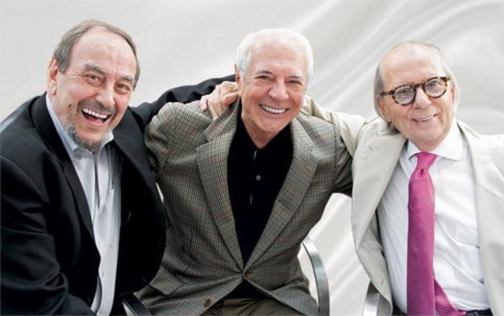 Os sócios Francesc Petit, Roberto Duailibi e José Zaragoza, da DPZ — Foto: Divulgação