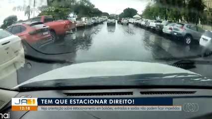 Usuários reclamam da confusão no estacionamento do fórum de Palmas