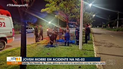 Jovem morre após acidente em avenida de Palmas