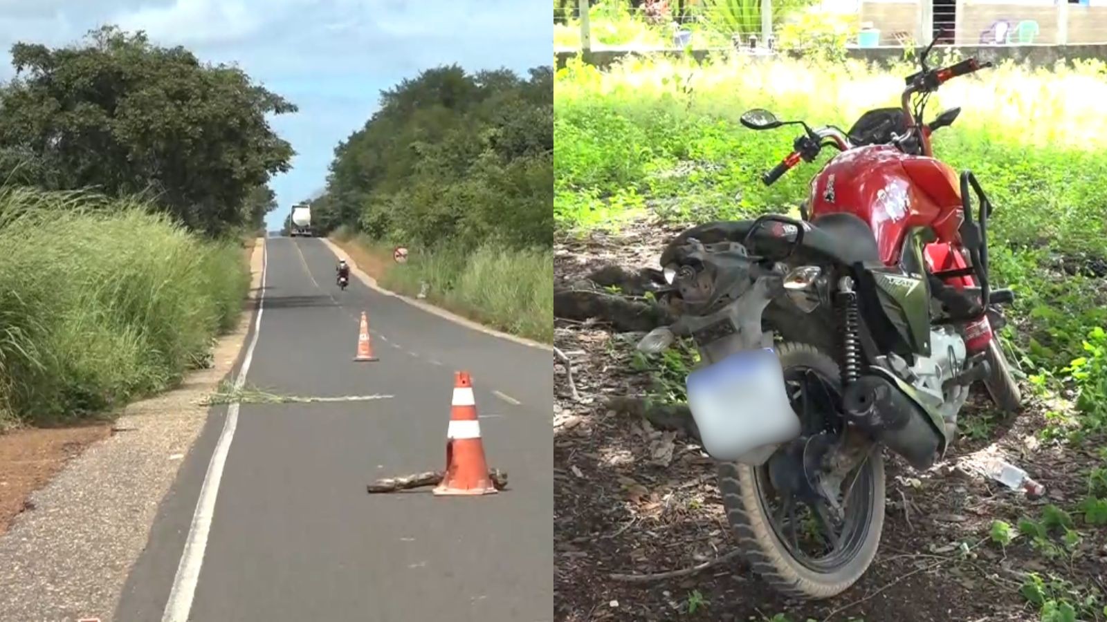 Motociclista é arremessado e morre após batida com carreta na PI-140