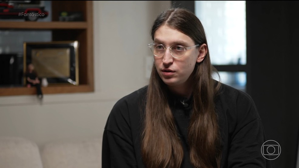 Felca dá entrevista ao Fantástico sobre alcance do vídeo 'adultização' — Foto: Reprodução