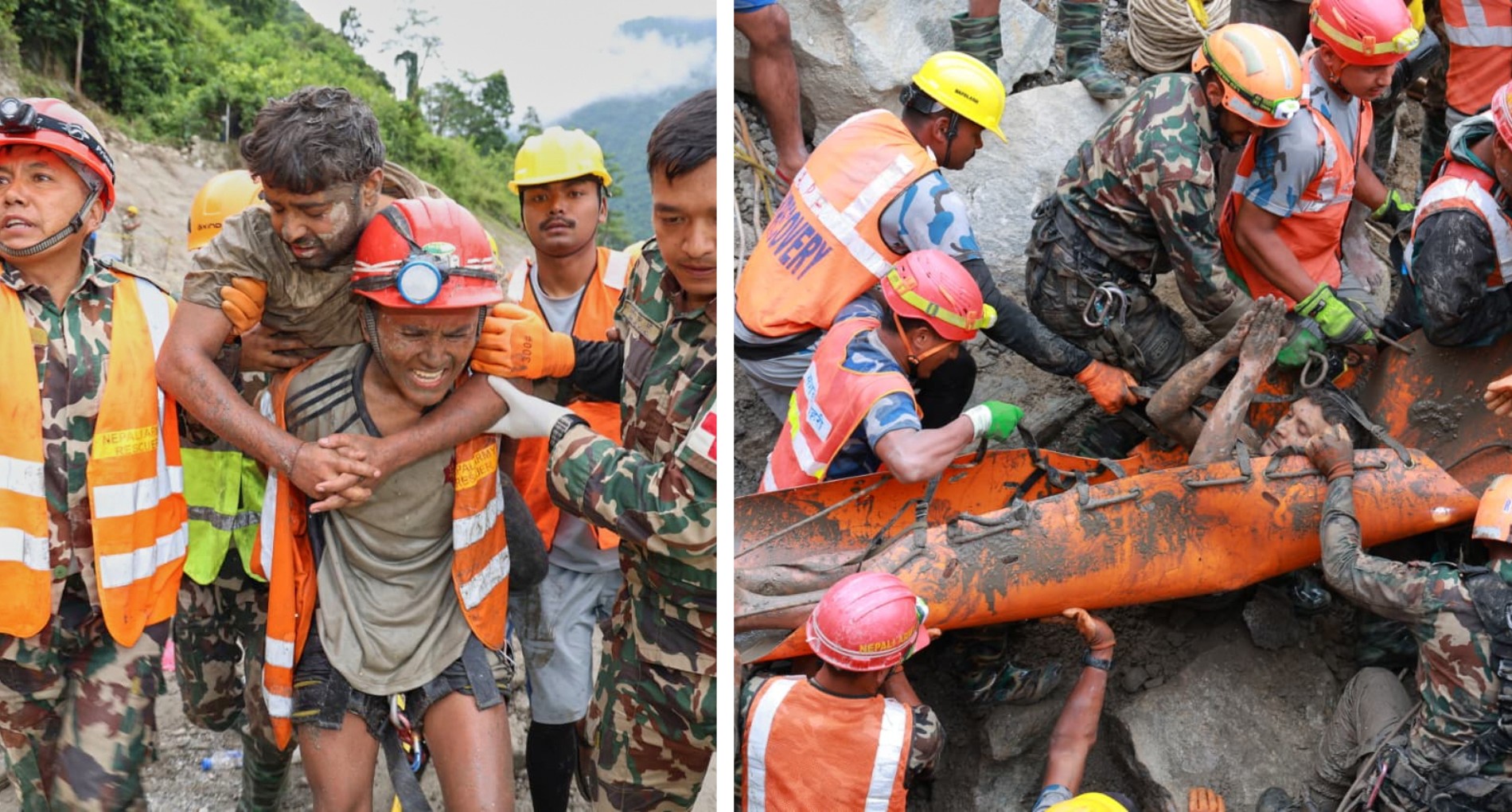 Trabalhador resgatado após 9 dias em túnel no Nepal diz que ficou para salvar colegas