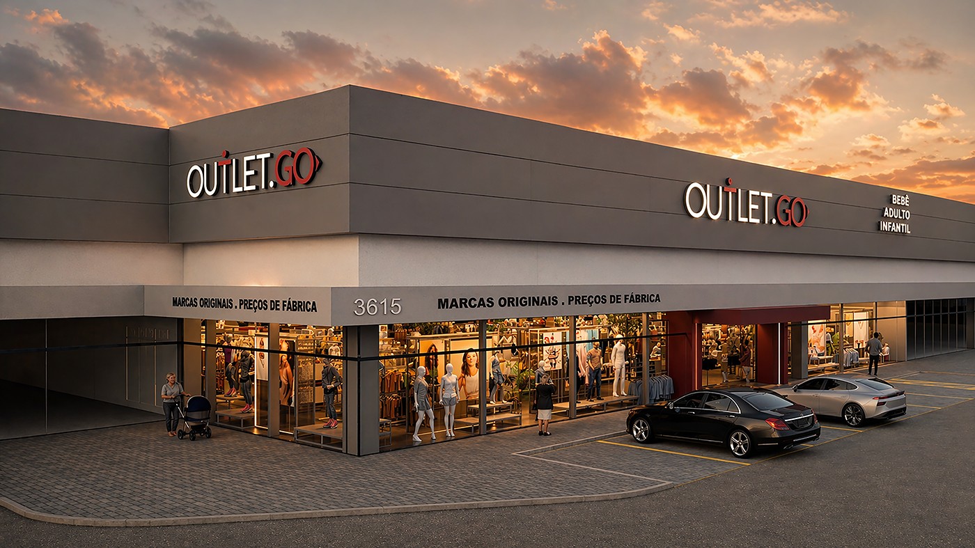 Outlet.GO chega a Curitiba com marcas famosas a preços de fábrica