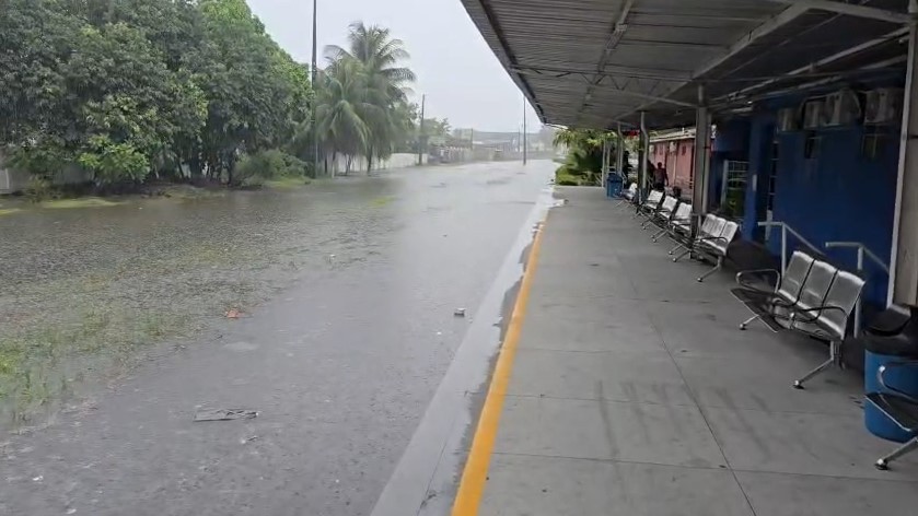 Circulação de trens é suspensa por causa das fortes chuvas, em João Pessoa