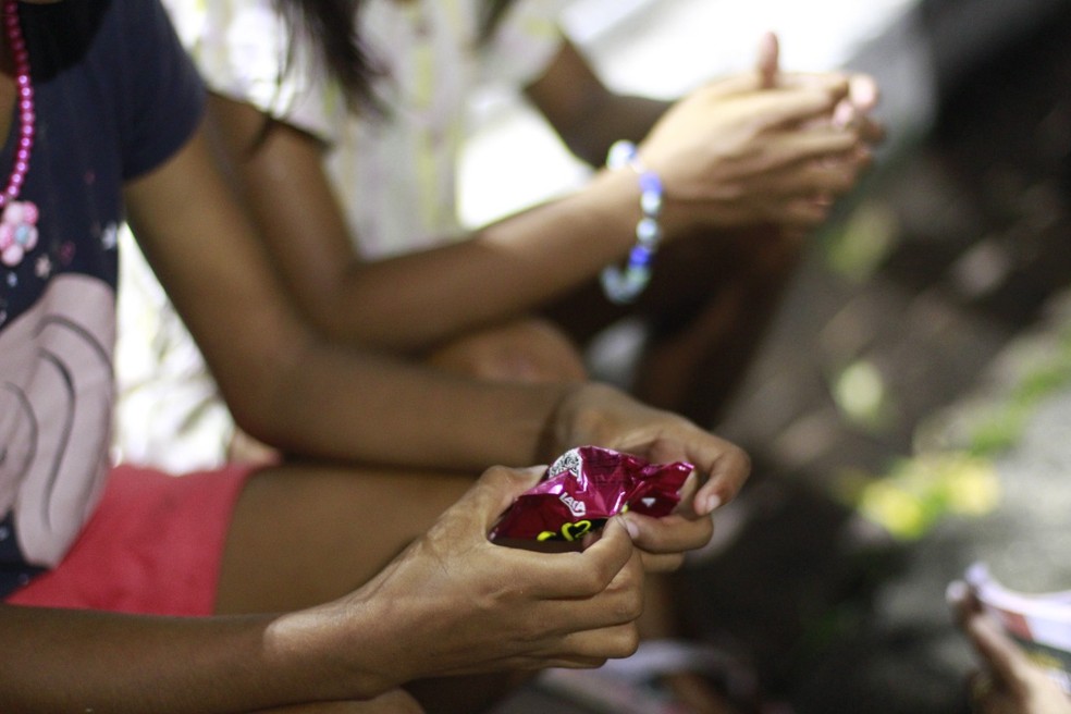 Crianças foram resgatadas durante a CIF — Foto: Divulgação/SSP