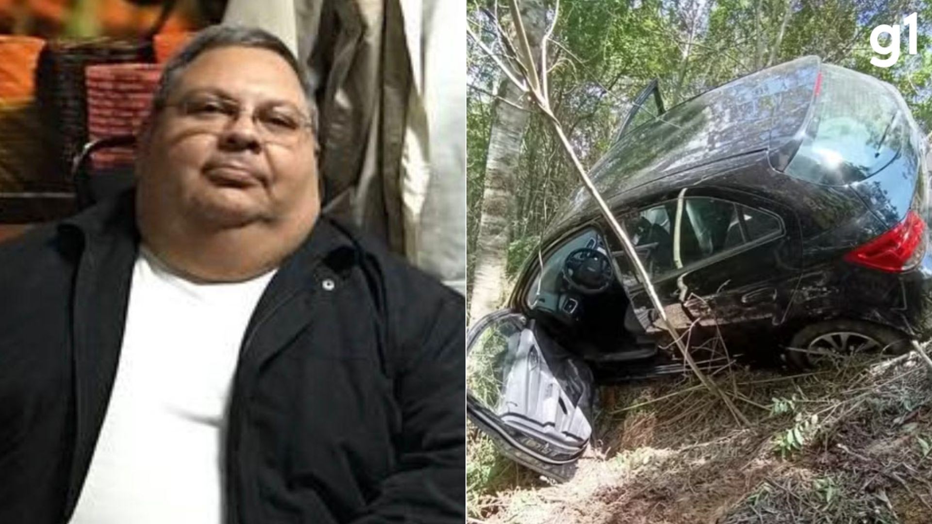 Motorista resgatado 2 dias após cair em ribanceira durante viagem está internado com costela quebrada: 'Traumatizado', diz filha