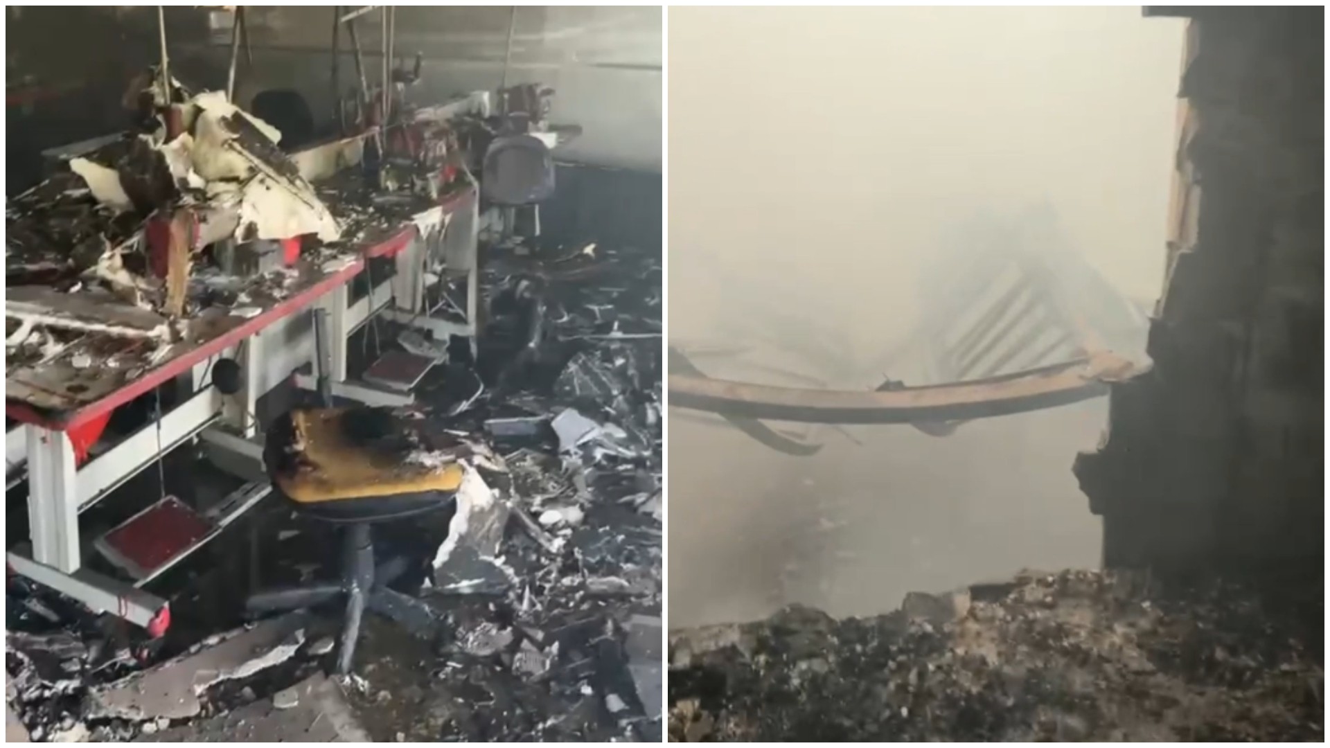 Vídeo mostra interior de shopping e loja de peças após incêndio em Fortaleza; veja como ficou