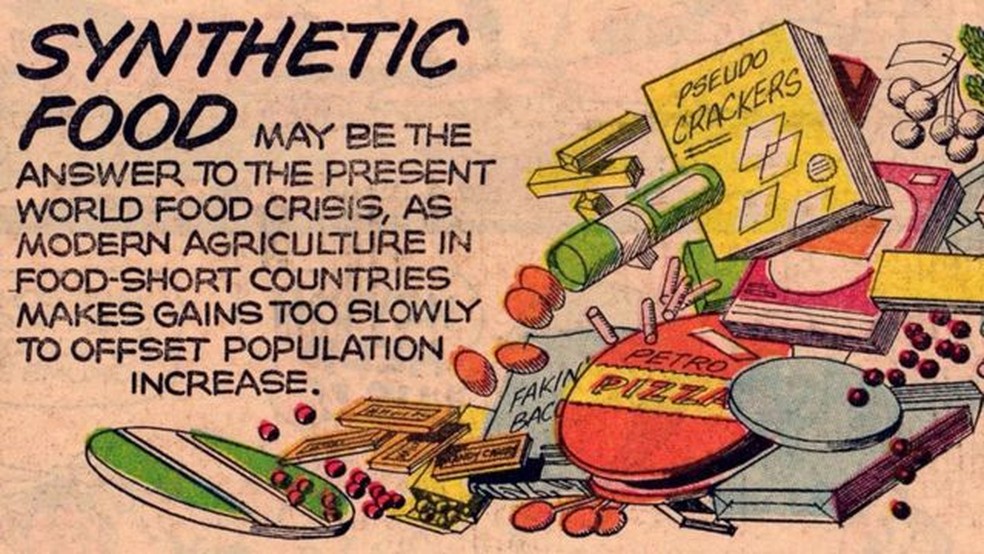 Ideia de comida em p&iacute;lulas cresceu com temor de escassez de alimentos no mundo. &mdash; Foto: BBC