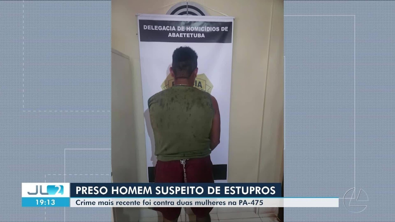 Suspeito de estupros em série é preso no interior do Pará