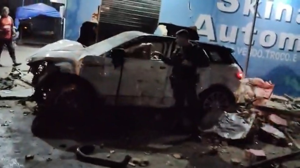 Motorista atropela e mata motociclista que trabalhava como entregador em Fortaleza — Foto: TV Verdes Mares/Reprodução