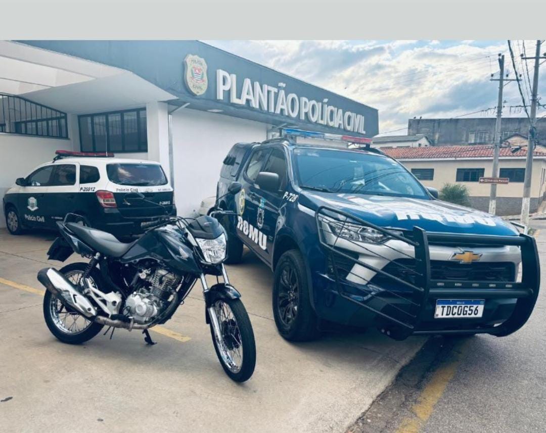 Dois homens são presos por furto de moto em Porto Feliz e Sorocaba 