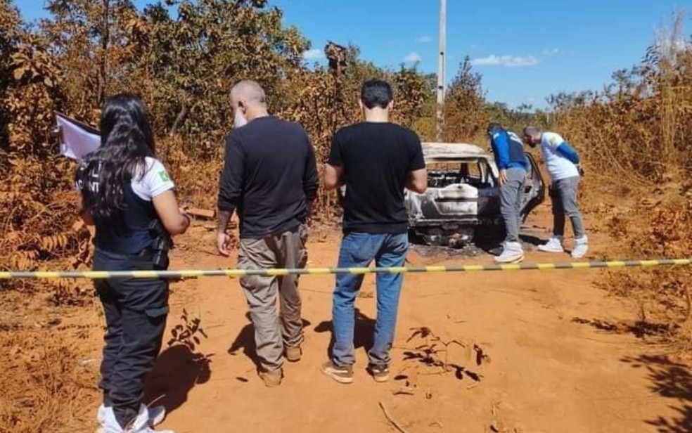 Corpo que pode ser de homem que está desaparecido é encontrado carbonizado dentro de carro em Planaltina de Goiás — Foto: Um corpo foi encontrado carbonizado dentro do porta-malas de um carro na zona rural de Planaltina de Goiás, município na região do Entorno do Distrito Federal.