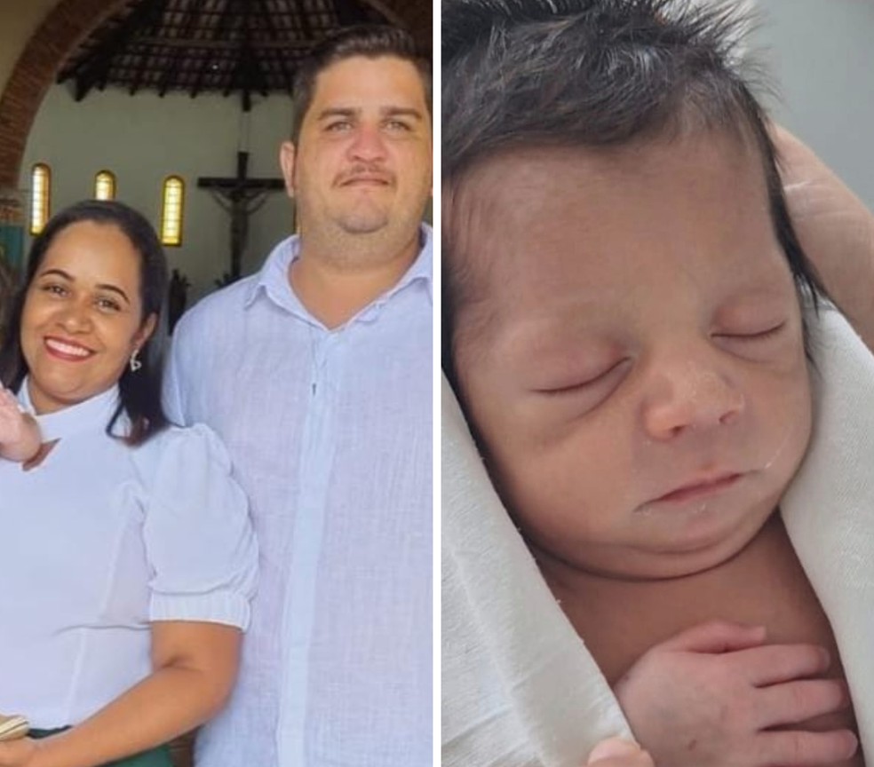 Mulher descobre gravidez de terceiro filho durante parto no Tocantins — Foto: Reprodução/Arquivo pessoal/Mariane Rodrigues