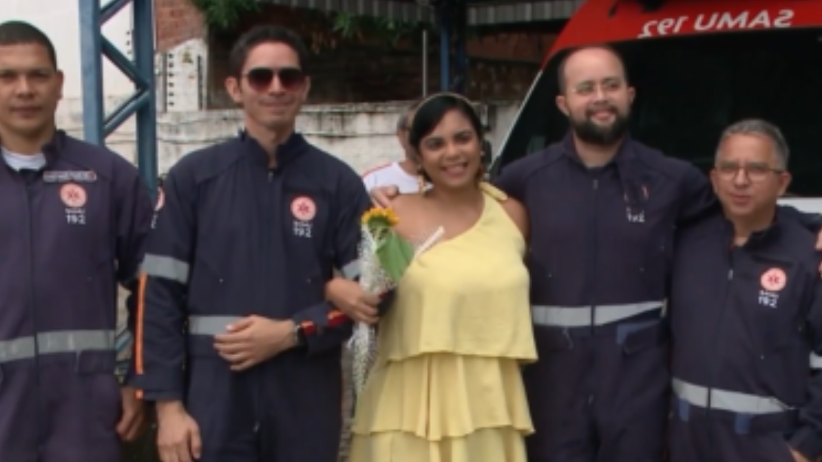 Enfermeira atropelada reencontra equipe do Samu que a salvou após grave acidente em Teresina