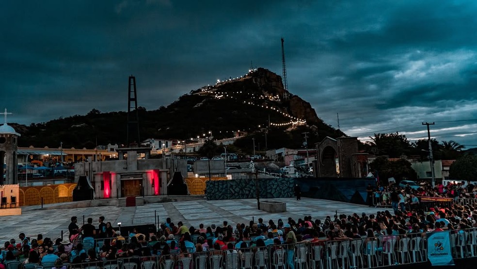 Paixão de Cristo do Monte do Galo, na cidade de Carnaúba dos Dantas — Foto: Divulgação