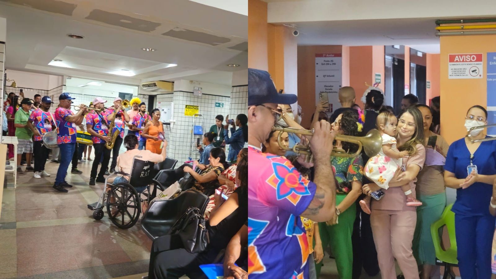 VÍDEO: Crianças e outros pacientes com câncer participam de bloco de carnaval em hospital do PI
