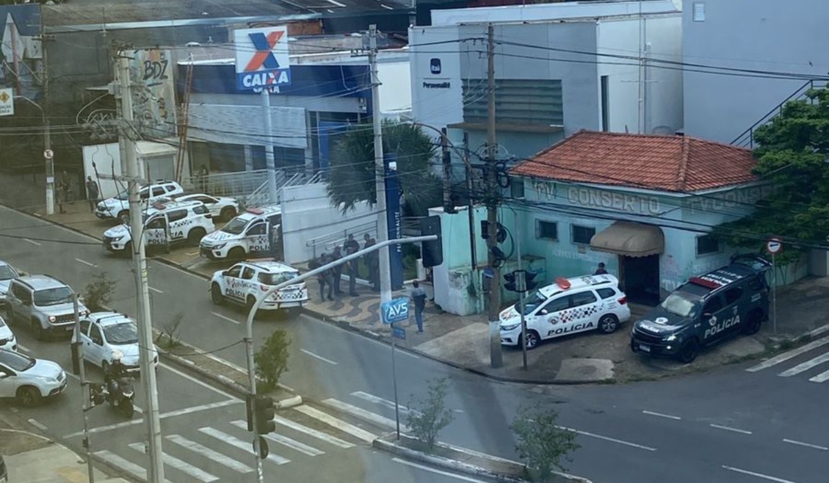 Ocorrência em banco mobiliza polícia em Barão Geraldo, em Campinas