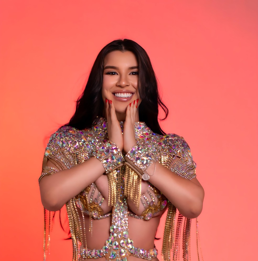 Izadora Morais, musa da Colorado do Brás — Foto: Divulgação