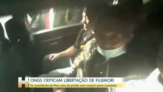 Sob protestos de organismos internacionais, Fujimori é libertado no Peru - Programa: Jornal Hoje 