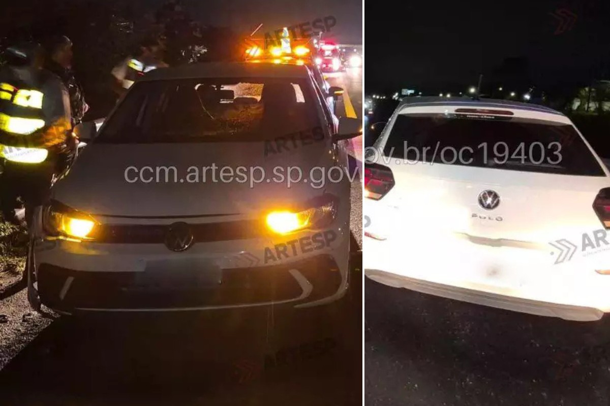 Pedestre morre após ser atropelado por dois carros em rodovia no litoral de SP