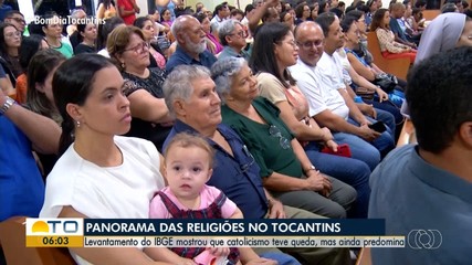 Levantamento do IBGE mostra que o catolicismo é a religião predominante em Palmas