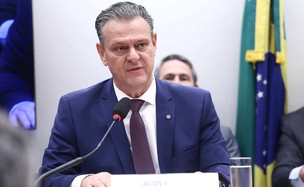 Carlos Fávaro durante audiência na Câmara — Foto: Vinicius Loures/Câmara dos Deputados