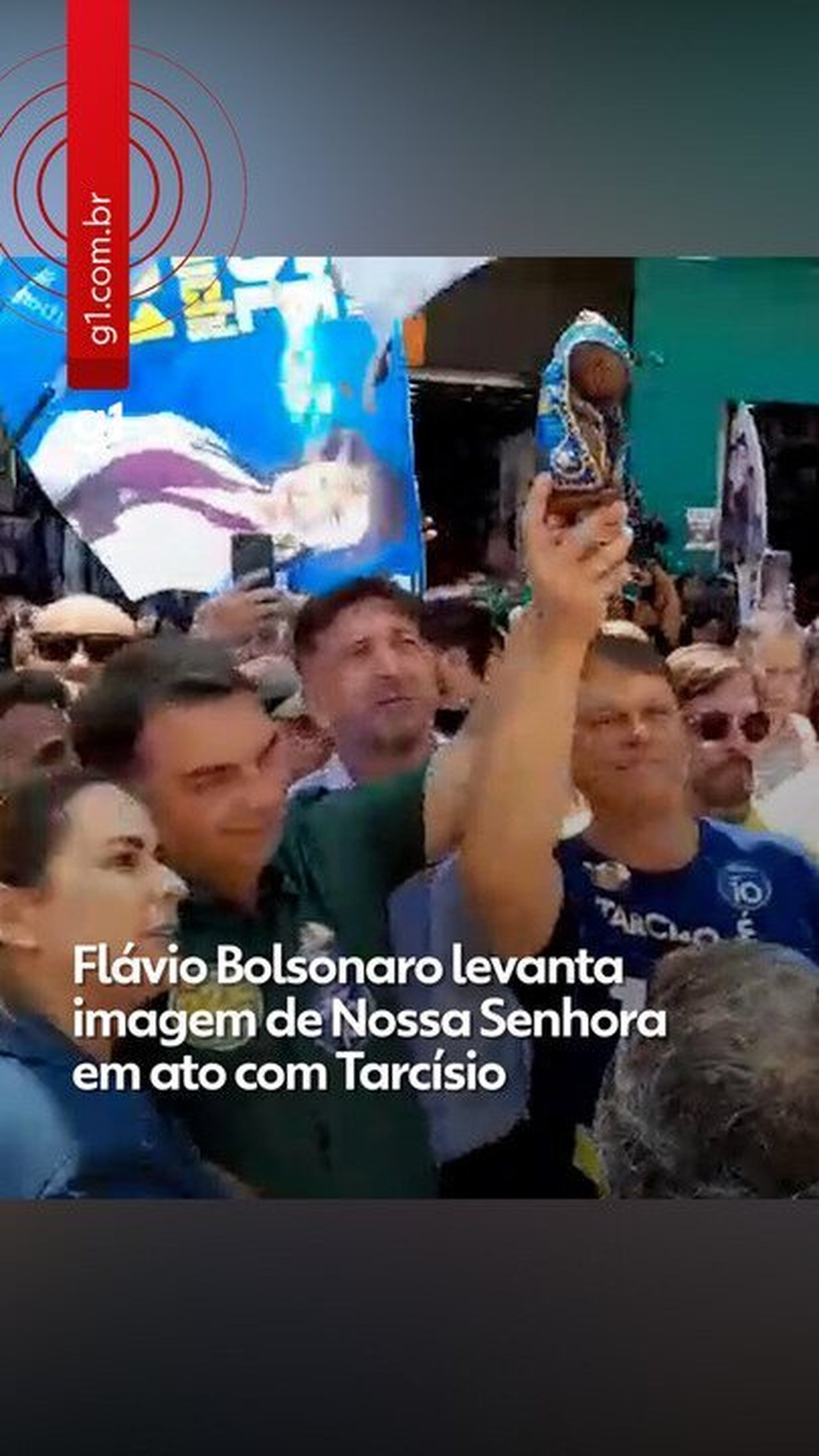 Janja usa medalha de Nossa Senhora em meio à polêmica política
