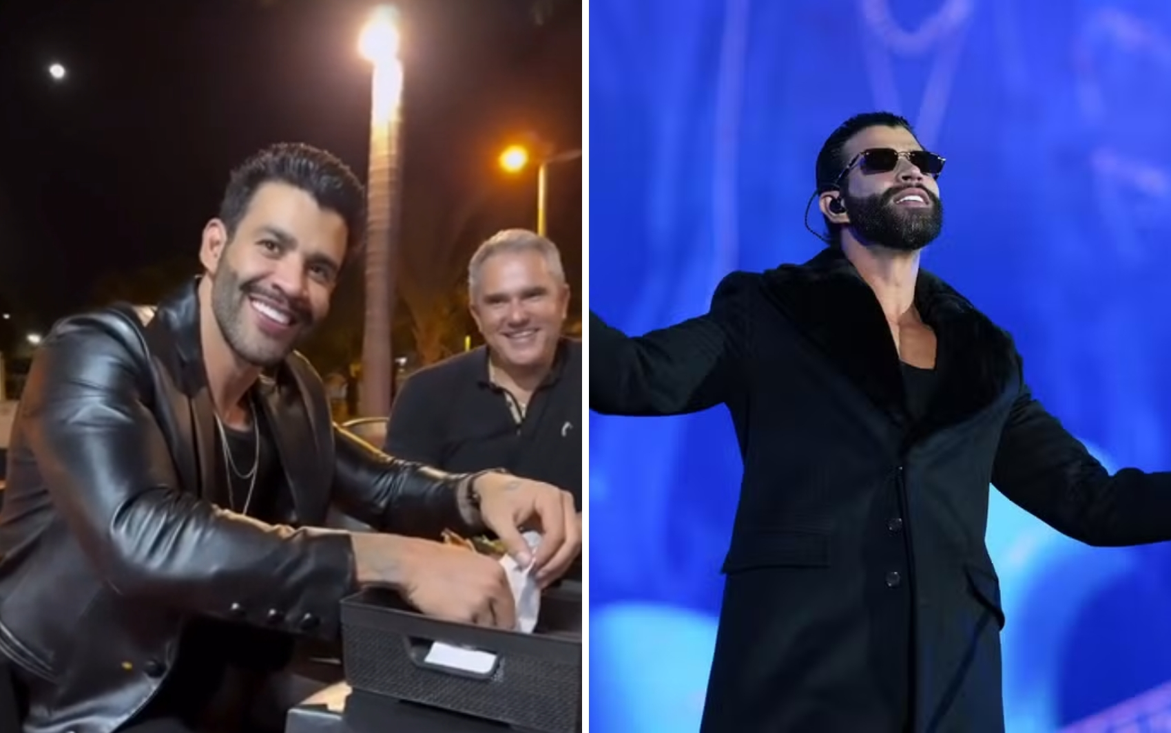 Gusttavo Lima vai a pit dog que frequentava antes da fama após show na Pecuária em Goiânia
