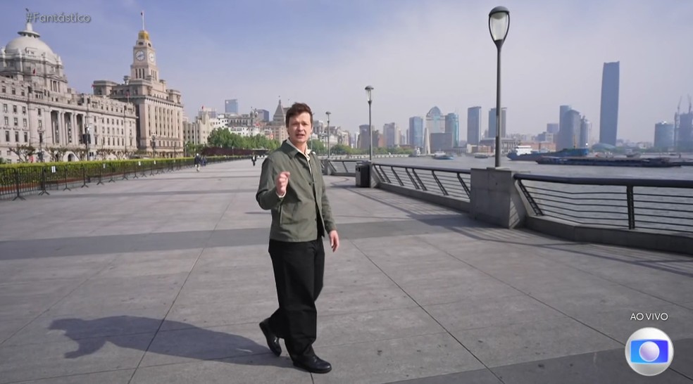 China ou EUA: quem vai liderar o futuro? Série estreia mostrando as diferenças entre Xangai e Nova York — Foto: Reprodução/TV Globo