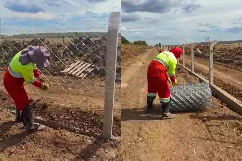 DNIT est&aacute; instalando cercas condutoras de fauna. &mdash; Foto: VIA FAUNA/DNIT