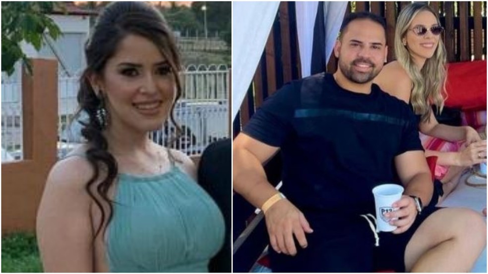 A advogada Rayssa Mendes e o casal de amigos Samuel Carneiro e Larissa Lemos morreram em um acidente de carro na cidade de Abaiara, no interior do Ceará. — Foto: Arquivo pessoal
