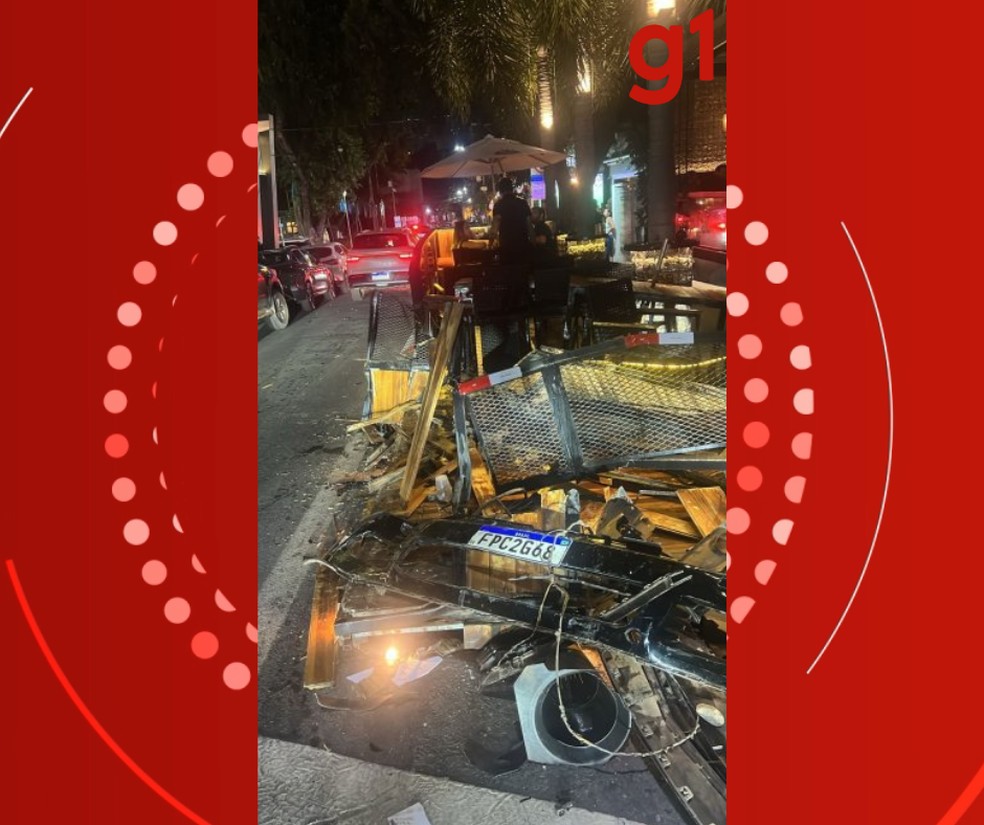 O motorista fugiu e ainda não foi localizado — Foto: Reprodução