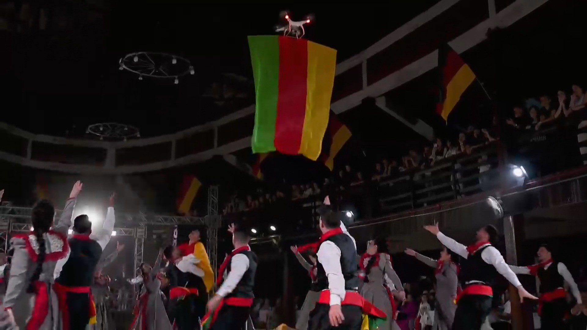 MTG veta apresentações de dança com drone no Enart; assista a vídeo