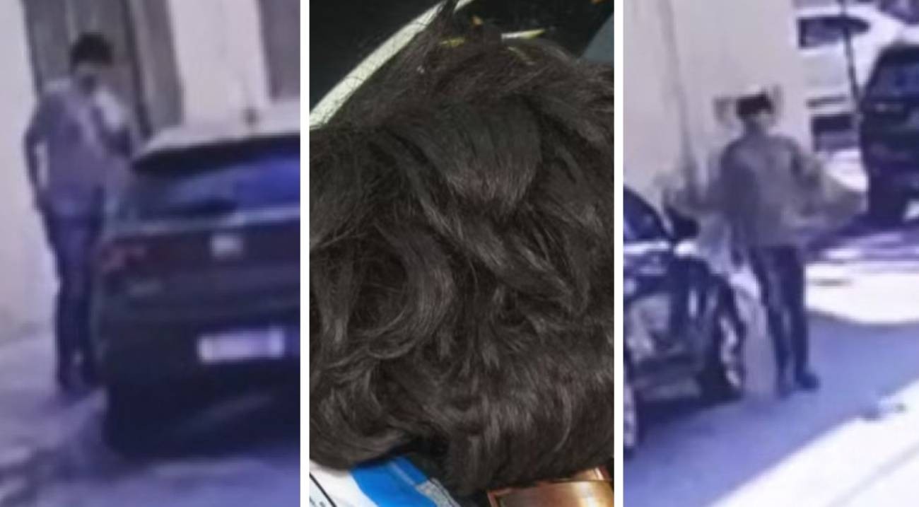 Ladrão de peruca é filmado furtando carro; suspeito foi preso com dezenas de peças automotivas