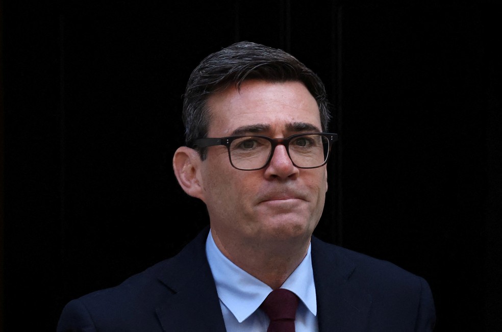 O primeiro-ministro britânico, Andy Burnham, em 9 de setembro de 2026 — Foto: REUTERS/Toby Melville