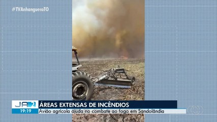 Regiões do Tocantins enfrentam diversos incêndios florestais