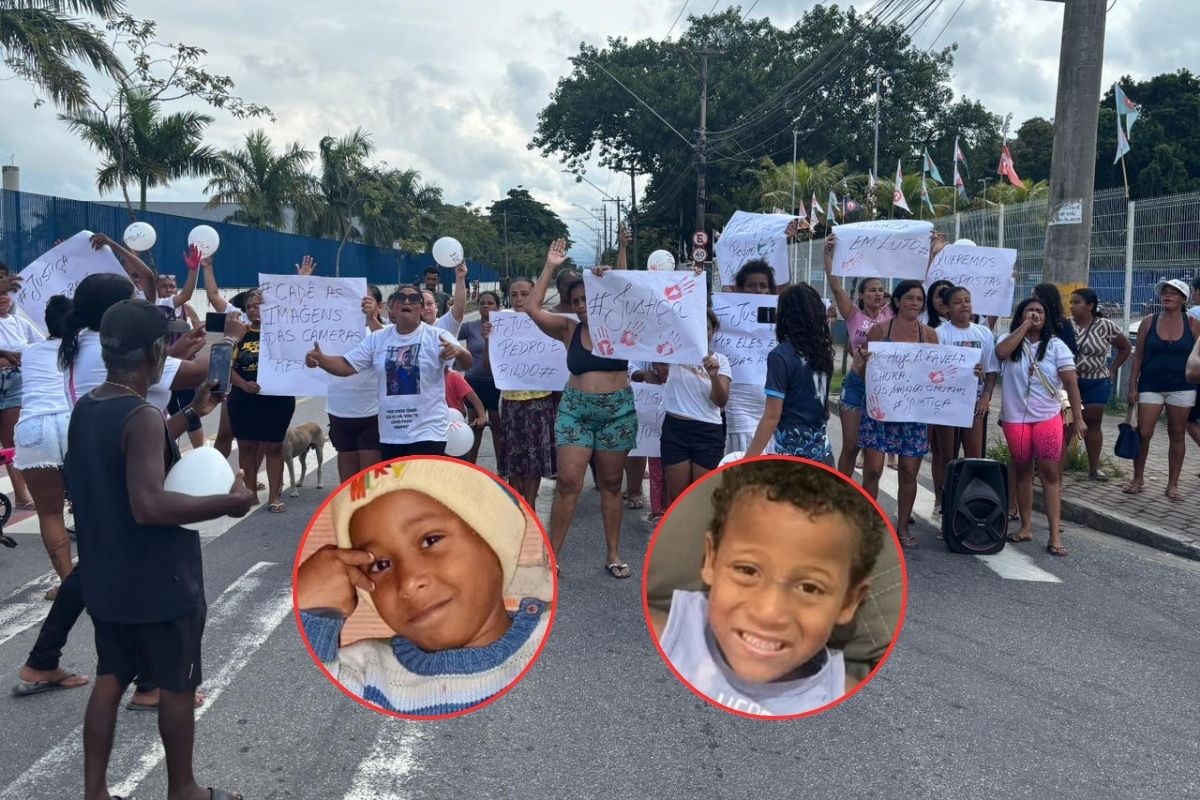 Familiares e amigos pedem justiça por meninos encontrados mortos dentro de carro no litoral de SP