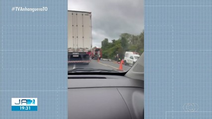 Acidente de trânsito deixa um morto e um ferido na BR-153, no interior do Tocantins