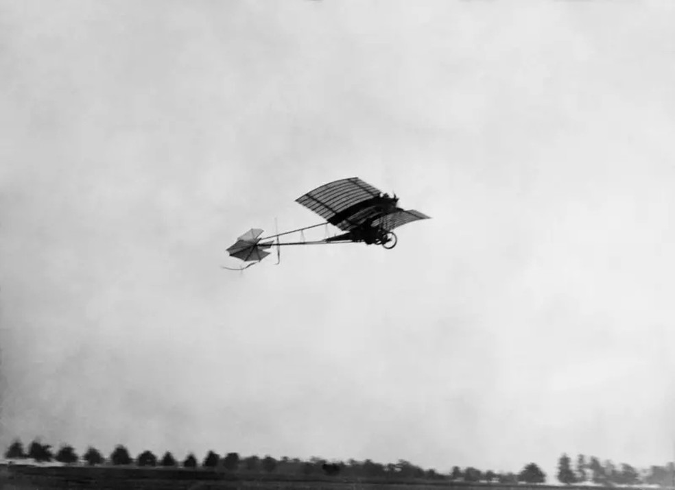 Avião Demoiselle, o primeiro ultraleve e o primeiro avião produzido em série no mundo — Foto: BBC/GettyImages