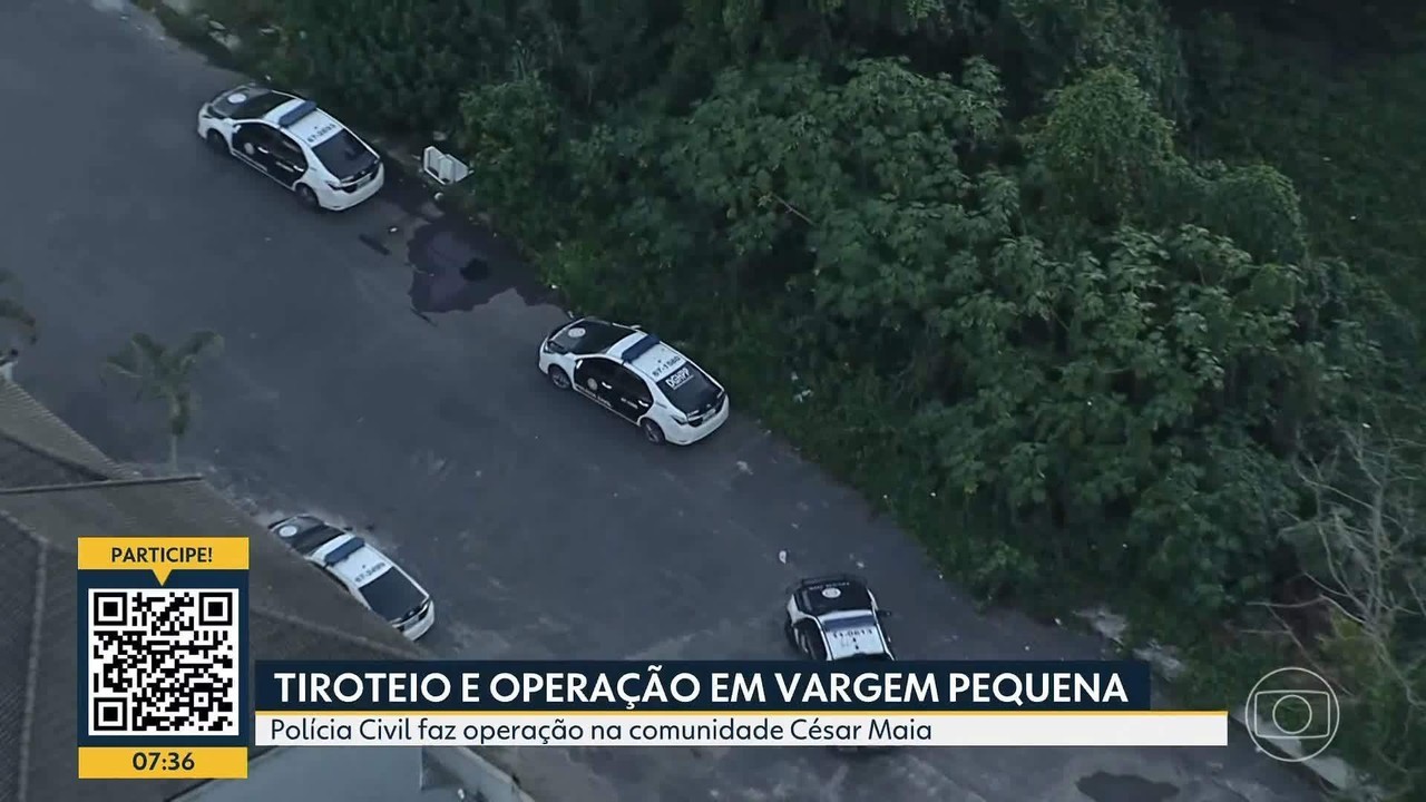 Polícia Civil faz operação contra o tráfico na comunidade Cesar Maia