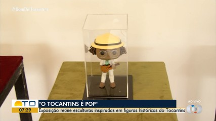 Exposição com esculturas de biscuit se inspira em figuras tocantinenses