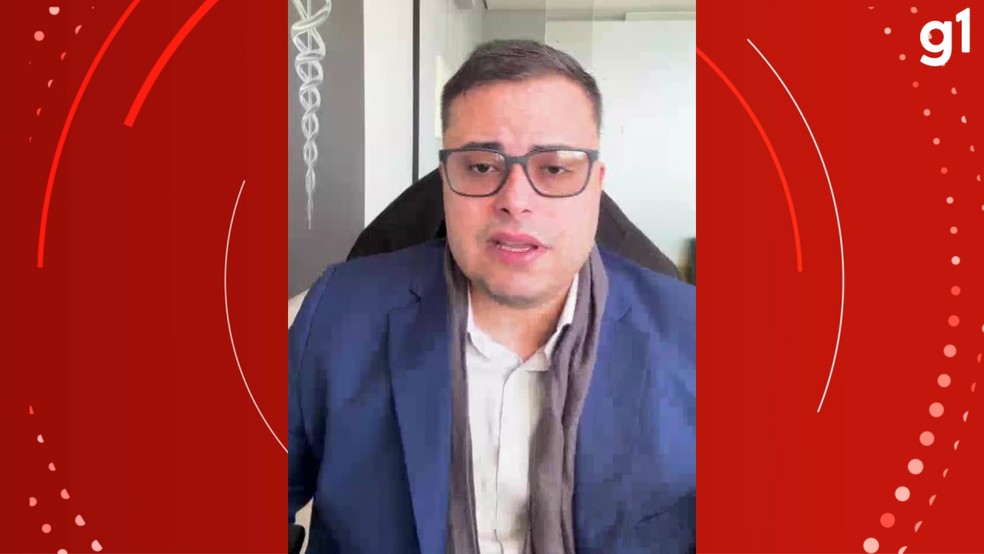 t�cnico em contabilidade Carlos Roberto da Rosa J�nior, suposto respons�vel pelos laudos &mdash; Foto: Reprodu��o/RBS TV