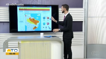 Tocantins tem alerta de chuvas intensas; veja previsão do tempo no estado