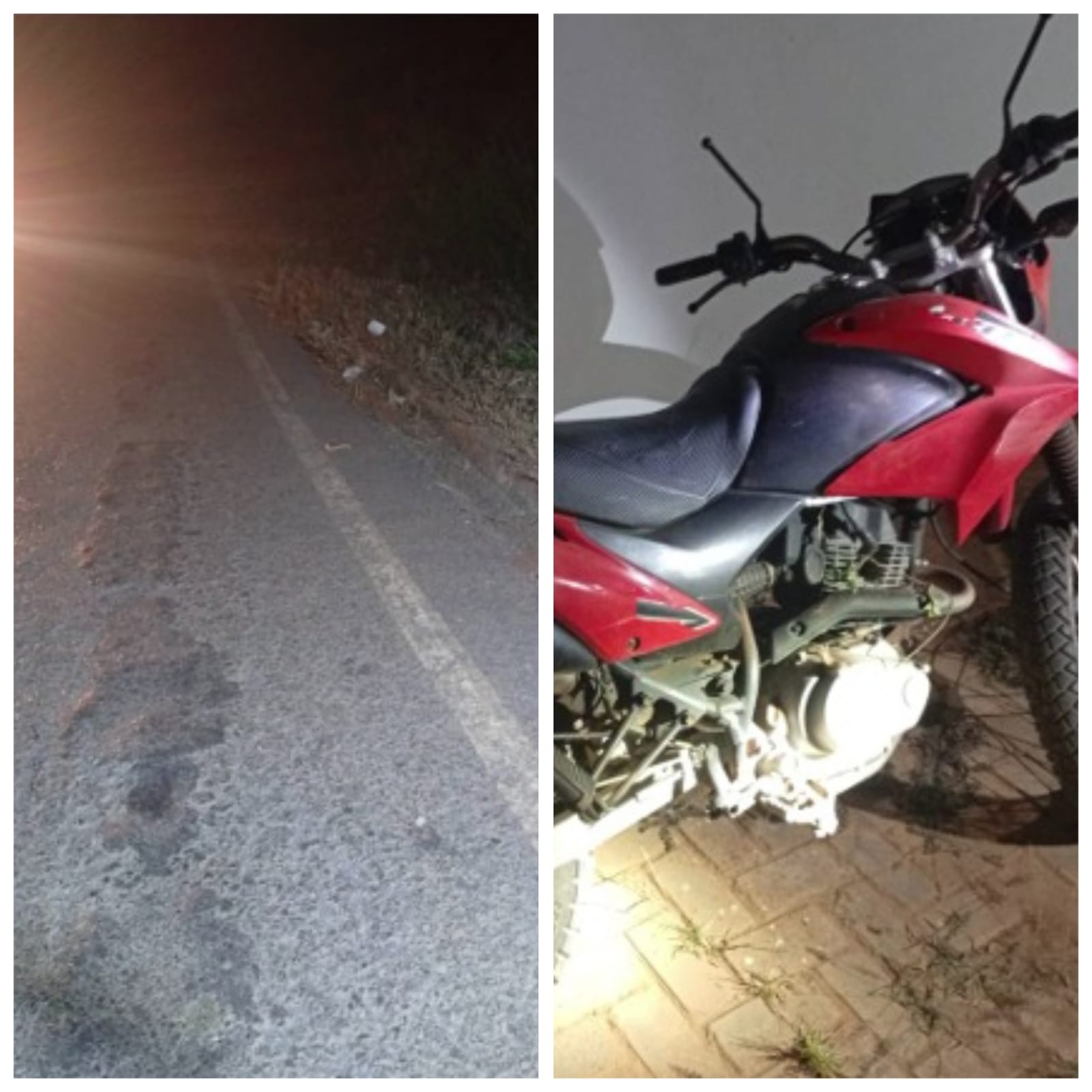 Motociclista morre após sair da pista e bater em barranco na MG-403