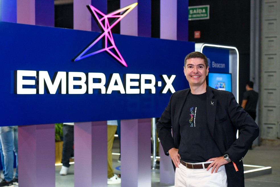 Daniel Moczydlower, diretor global de ecossistemas de inovação da Embraer e CEO da Embraer-X — Foto: Divulgação/Embraer