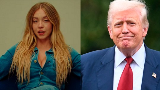 Trump celebra registro de Sydney Sweeney no Partido Republicano - Atriz seria filiada ao Partido Republicano desde 2024, mas a informação ganhou repercussão após a campanha publicitária da qual participou ser acusada de promover eugenia.
