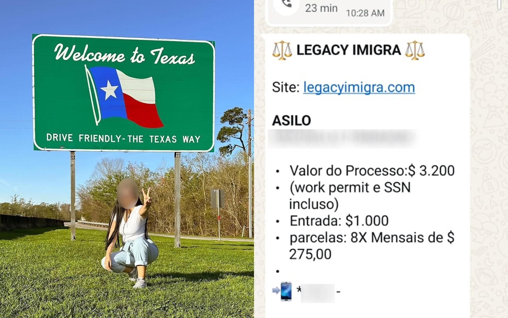 Goiana sofre golpe ao tentar conseguir documentos de imigração nos EUA; suspeitos foram presos